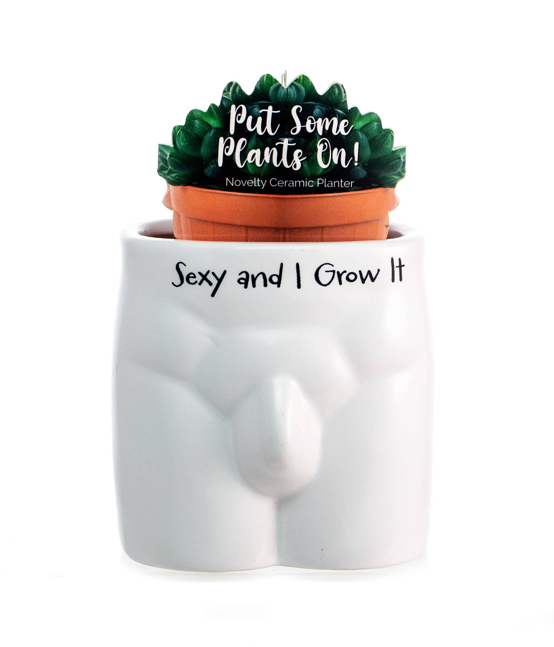 Put Some Plants On - Sexy and I Grow It - Ceramic Pot