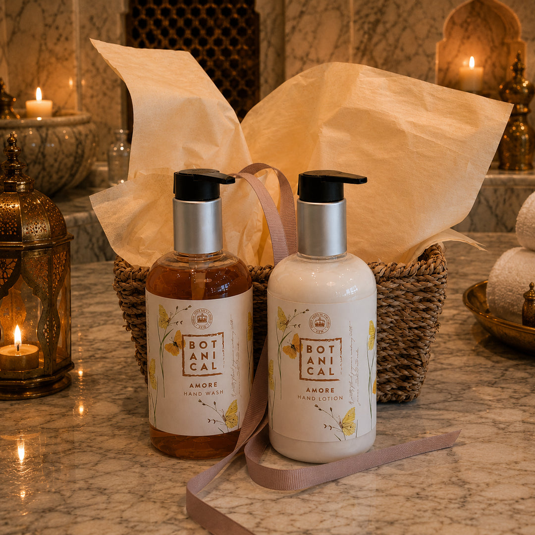 Kew Amore Botanical Hand Wash & Hand Lotion Gift Set