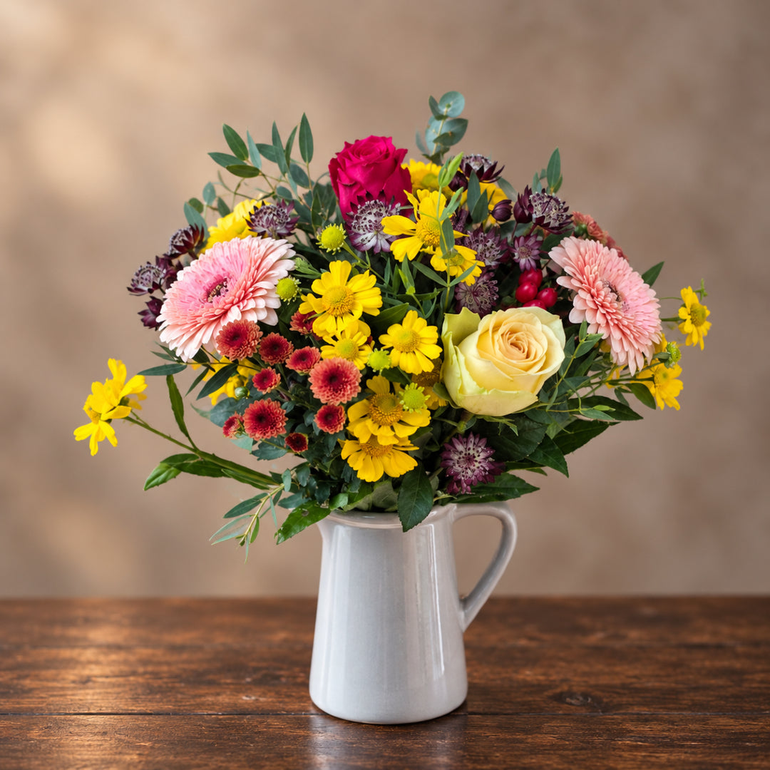 Autumn Jewel Jug Arrangement