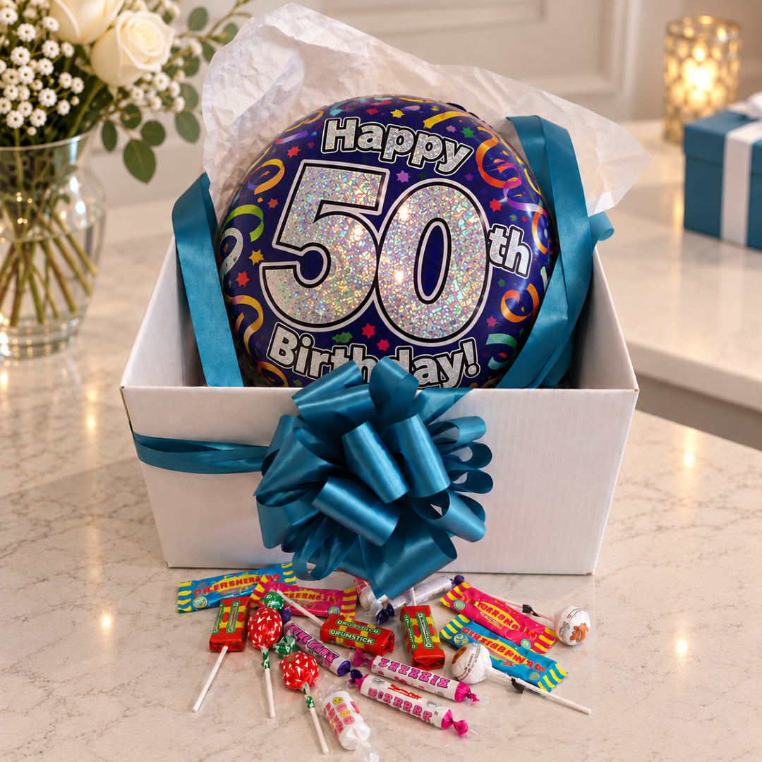 The Celebration Sweet Box – 50th Birthday
