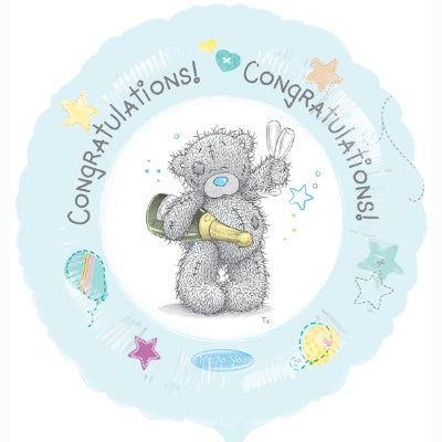 Congratulations Foil Balloon - Magnolia the Florist Add a touch of extra joy to your celebrations with this Congratulations Foil Balloon. Made of lightweight and durable material, its eye-catching design will surely make your special day more festive. Perfect for all kinds of celebrations!  1