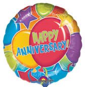 Anniversary Foil Balloon - Magnolia the Florist This foil balloon is the perfect addition to any anniversary celebration. Whether a romantic anniversary or a family reunion, the bright and eye-catching design will add a festive touch to your special occasion.  1