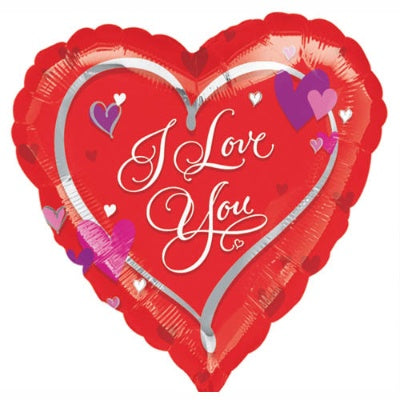 Love You Foil Balloon - Magnolia the Florist Make their heart flutter with this beautiful Love You Foil Balloon. The perfect addition to any romantic occasion and will fill any room with charm and sentiment. Express your affection with this special balloon, perfect for anniversaries, weddings, or other special celebrations.  1